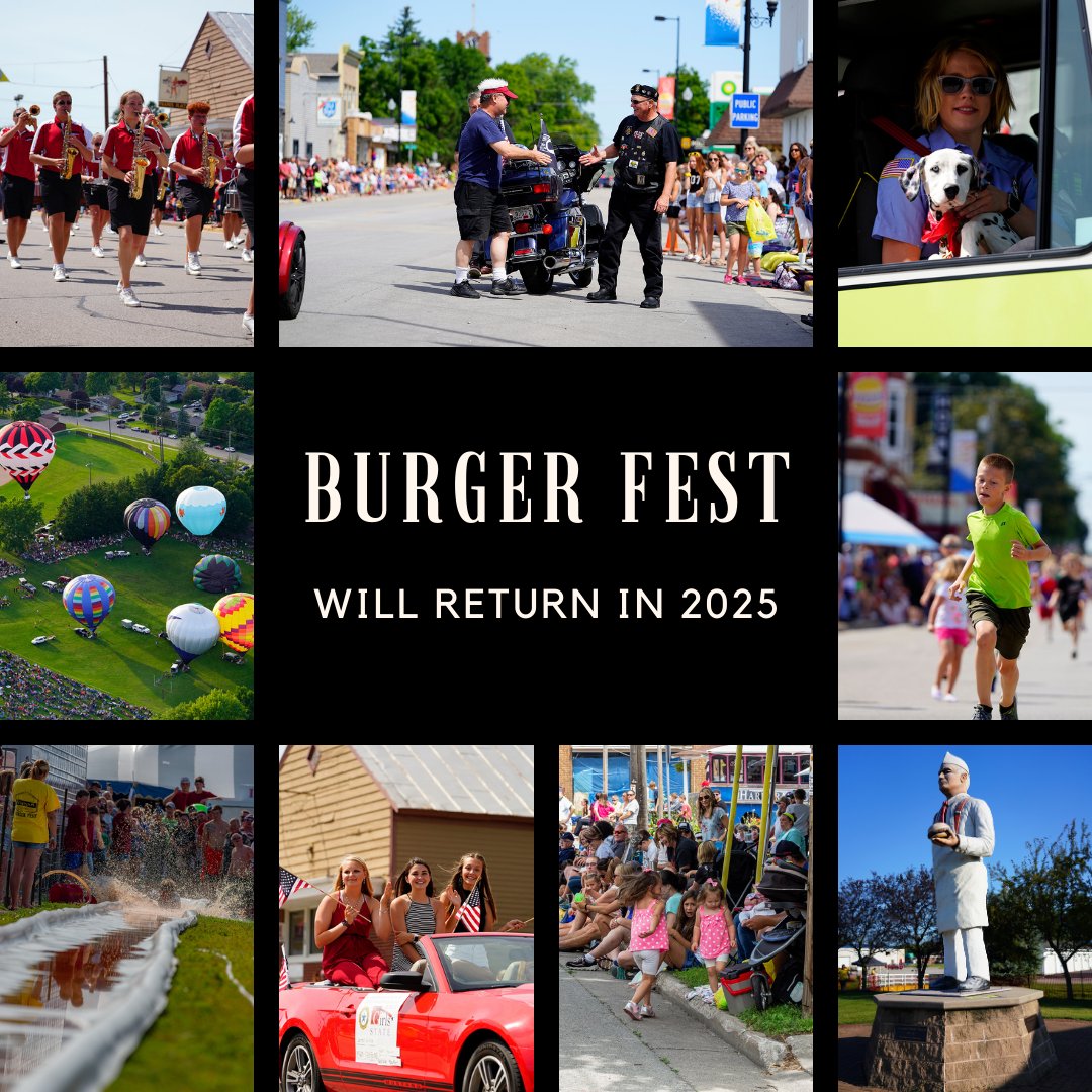 BurgerFest's tweet photo. As a reminder, Burger Fest will not be taking place this weekend. We will see you all next year. https://t.co/jjEVWvtqAP