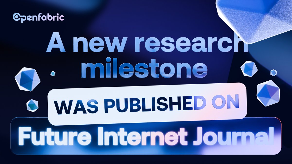 openfabricai's tweet photo. We are excited to announce that our latest piece of scientific research has been published on @MDPIOpenAccess 🥳

This research marks a significant leap forward in scaling AI through blockchain technology.

Read the research article here: https://t.co/oYi6ZWhIFa https://t.co/El6n5NdvAq