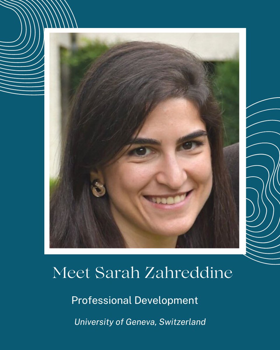 PolPsyISPP's tweet photo. Introducing Sarah Zahreddine, part of the #ECC Professional Development team! 🎊

Sarah is a research and teaching fellow in poli psych at the University of Geneva. Her research focuses on how emotions shape prosocial behavior &amp; political attitudes in conflict-affected societies. https://t.co/vqlfLYM8FG