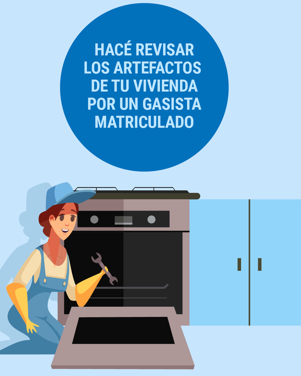 enrege_ar's tweet photo. Los accidentes por inhalación de monóxido de carbono se pueden evitar. Por eso, es importante que verifiques los artefactos a gas y las ventilaciones de tu hogar.

Llamá siempre a un gasista matriculado.

El #MonóxidoDeCarbono mata. https://t.co/UPS2cbYoKy