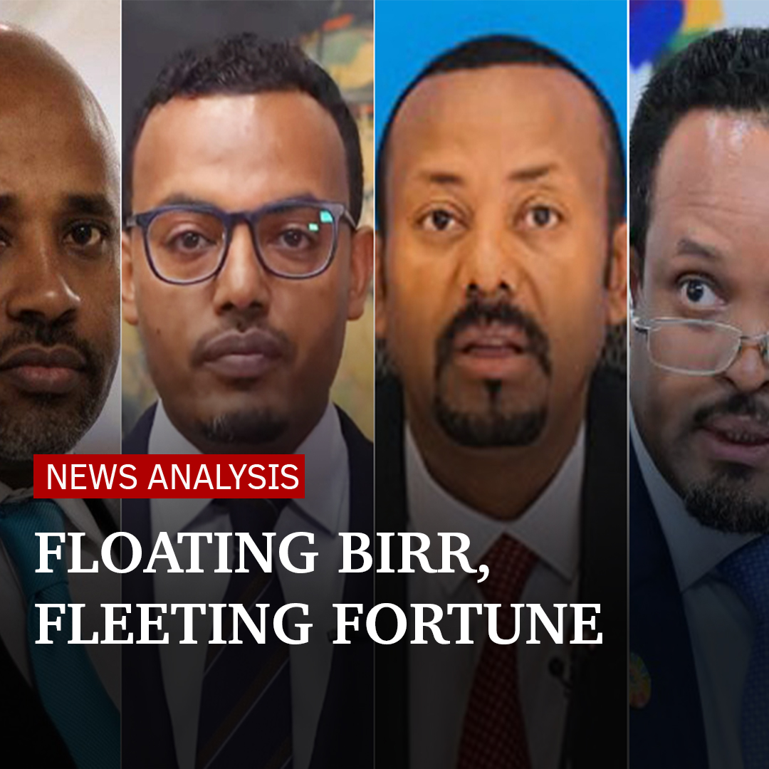 #ForexReform For decades, the Birr stood as a symbol of national economic policy sovereignty. However, its foundations have pulverised under a persistent axis of pressures: inflation, forex crunch and a widening budget and trade deficits. 

Read more ow.ly/Z6tz50SQWJq