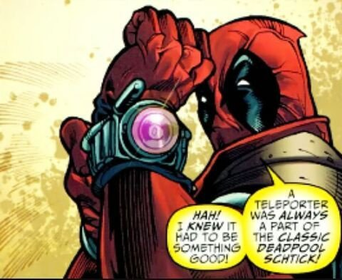 Next Deadpool movie, I'd like to see him using his teleportation. https://t.co/yeoCGXzq8L