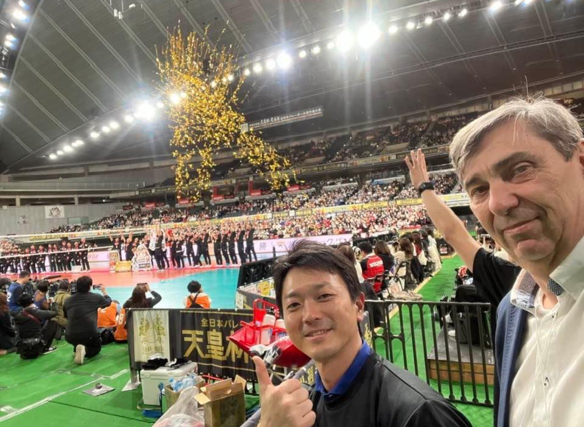 mikarinrolls's tweet photo. No more Coach Blain in Haruko. No more Coach Blain watching intercollegiate games. No more Coach Blain in VLeague matches. No more Coach Blain flying from Japan to Romania to France to Italy just to check on his kids and their clubs. https://t.co/wHccgoSlxX
