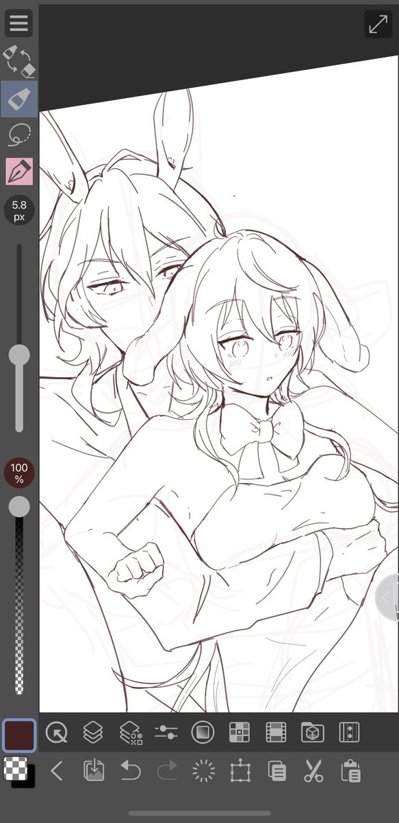 バニーのwip 