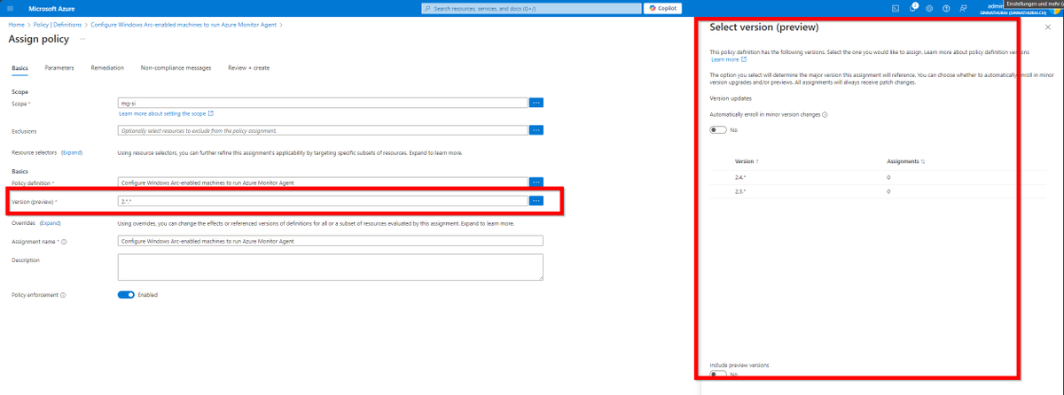 New Feature in Azure Policies allows better Version Management of new Azure Policy Definitions. Finally, no need to create Custom Policy to handle new Versions.

#Azure #AzurePolicy #MVPBuzz