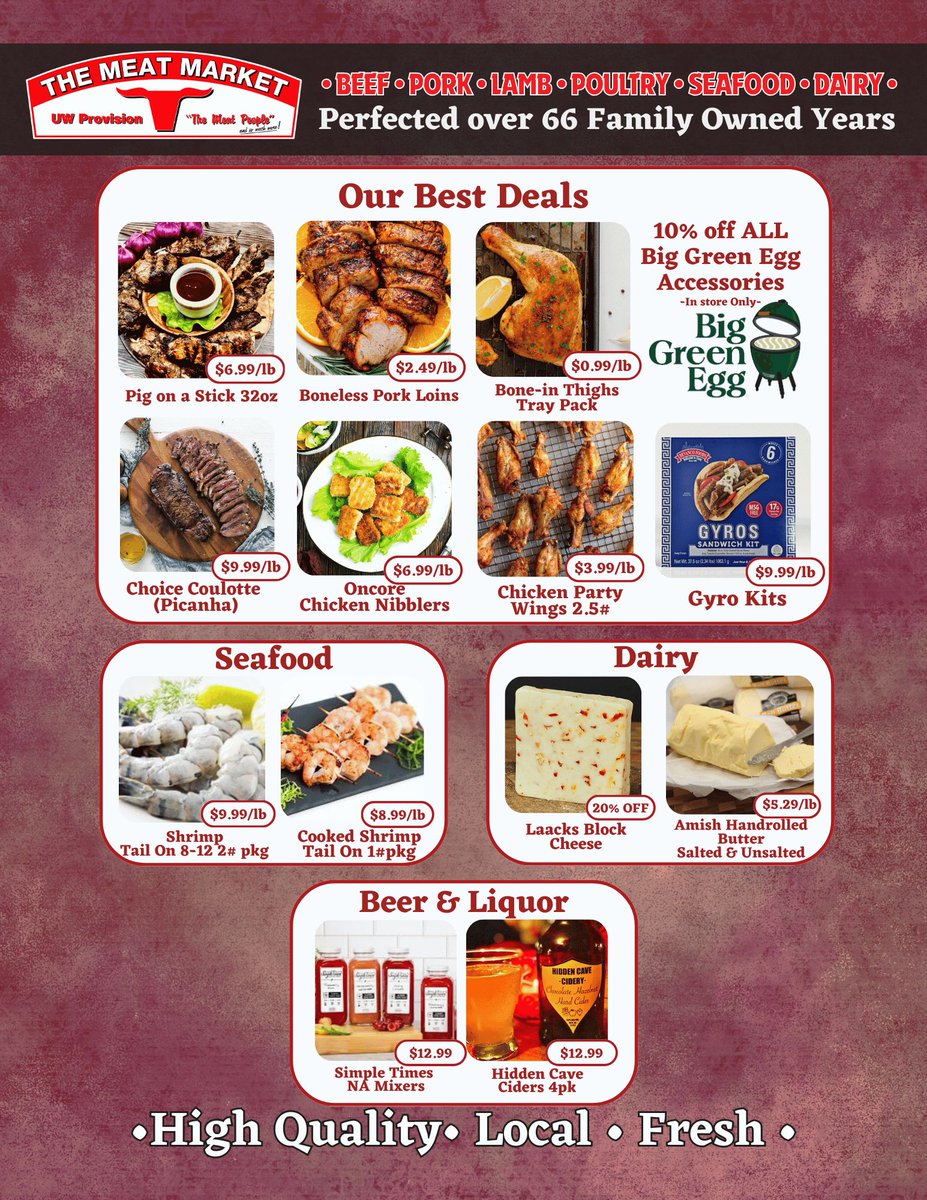 uwprovision's tweet photo. We've got great deals through August 13th! Stop in check them out😋 https://t.co/YreFJW5tkd