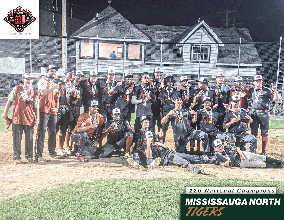 Congratulations to the 2024 22U <a href="/BaseballCANNats/">Baseball Canada National Championships</a> Champion, <a href="/MNBATigers/">Mississauga North Baseball Association</a>!

#OBAProud
