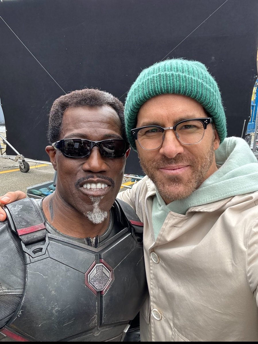 #DeadpoolAndWolverine #Blade 
The reunion we never thought we needed 💯🤙🤙🤙