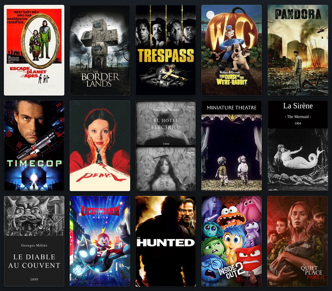 ThiefCGT's tweet image. Gathering thoughts for any of these, so if you have them, reply and share them so we can read them on one of our next episodes! #FilmTwitter #TimeCop #Apes #Pandora #Trespass #WallaceAndGromit #Melies #Pearl #InsideOut2 #THeHunted #AQuietPlace #UltramanRising