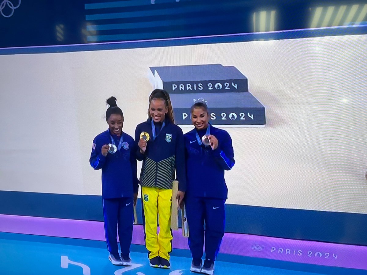 So far my favourite Olympics moment! Andrade, Biles and Chiles going 123!