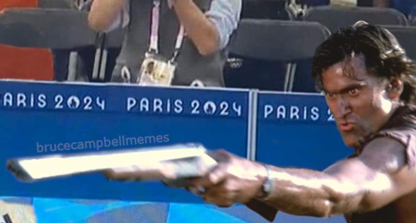 BUMCHEEKS2 (@bumcheeks2) on Twitter photo Man <a href="/GroovyBruce/">Bruce Campbell</a> os going for gold #2024Olympics #legend
Bruce is there any event you'd like to see at the Olympics?? Man <a href="/GroovyBruce/">Bruce Campbell</a> os going for gold #2024Olympics #legend
Bruce is there any event you'd like to see at the Olympics??