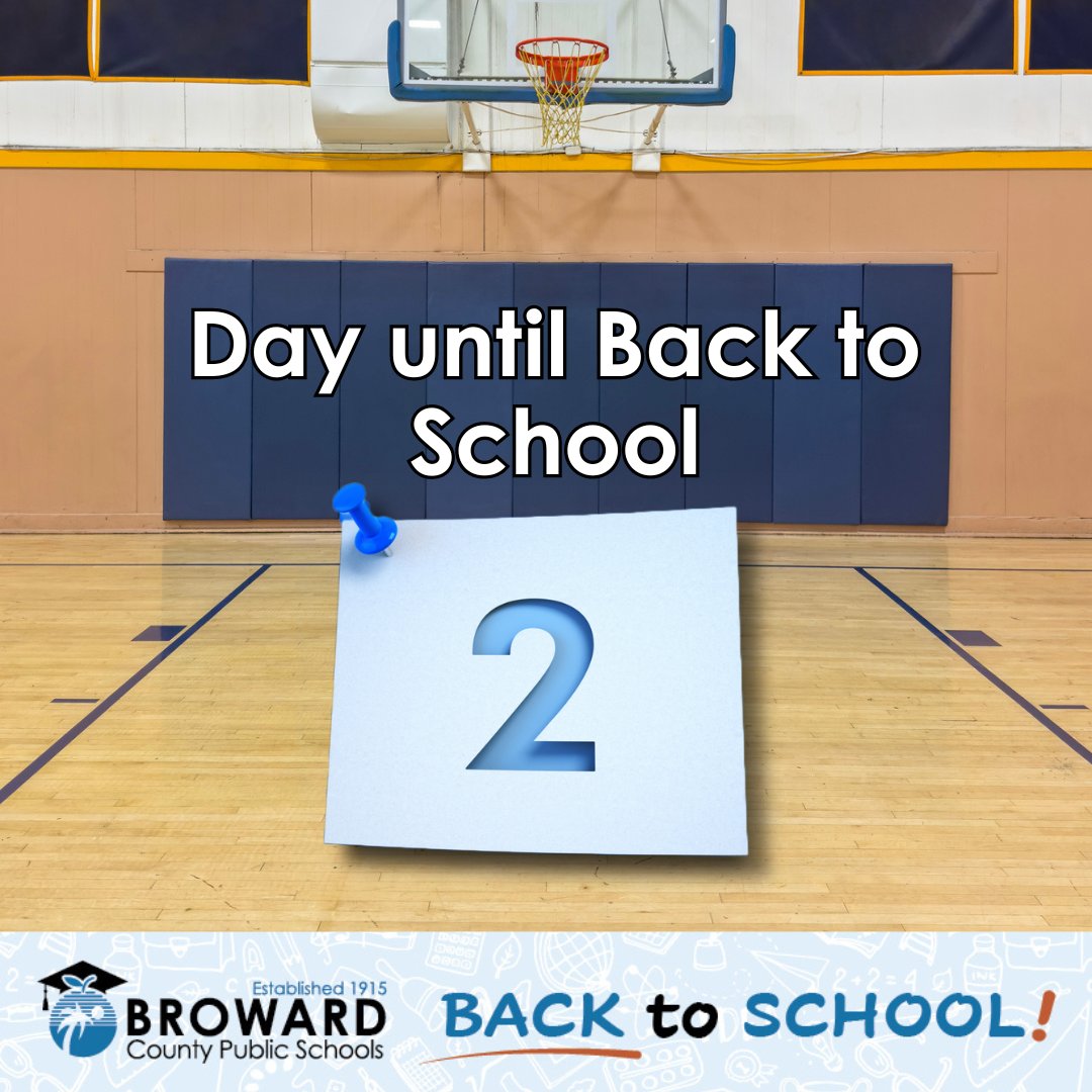 Are you ready? Visit browardschools.com/backtoschool for resources and information. #BCPSBacktoSchool