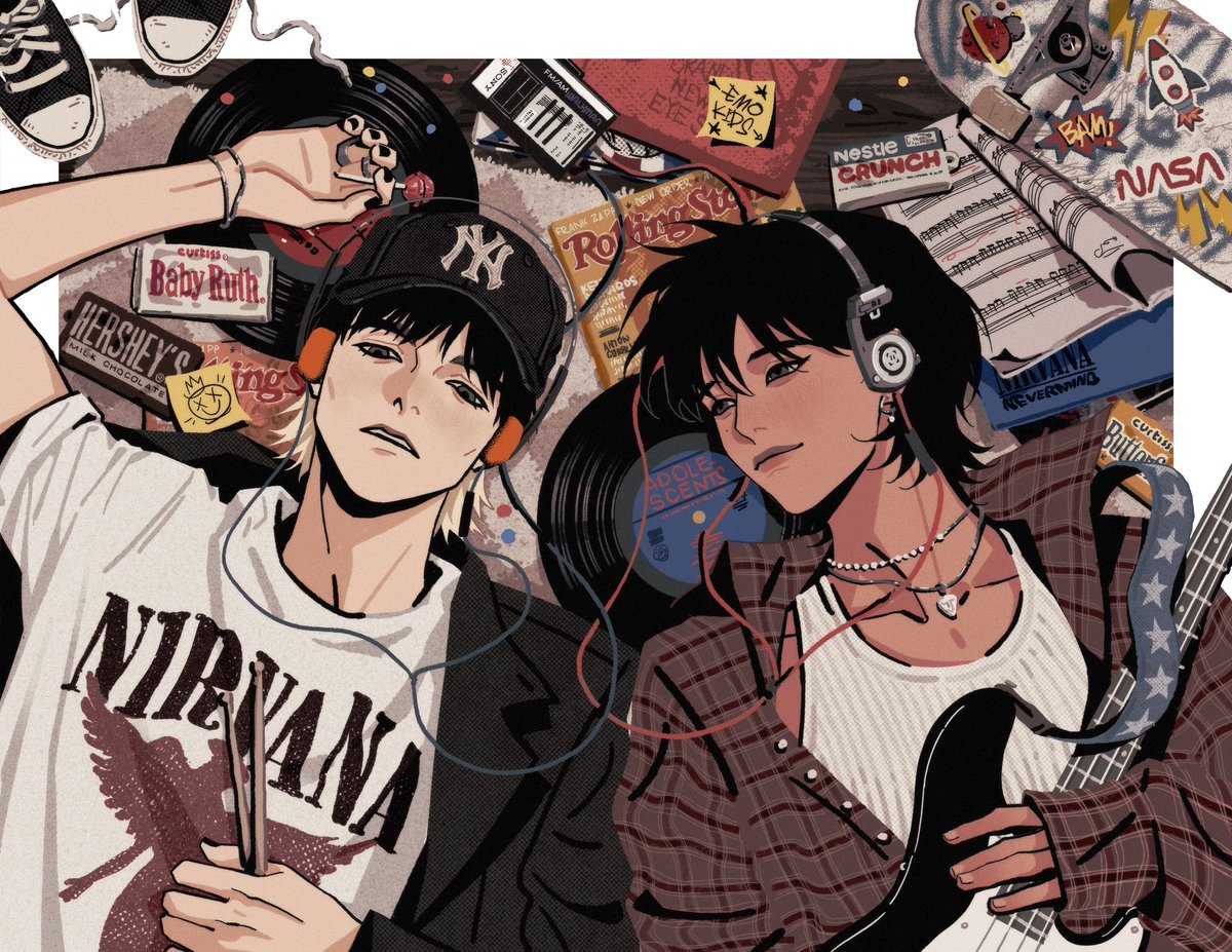 fightclubsnack's tweet photo. #솔홍 #VERSHUA 

Young Dumb &amp; Broke

(Early 2000s high school pop punk band paro) https://t.co/EvMXrWT3Az