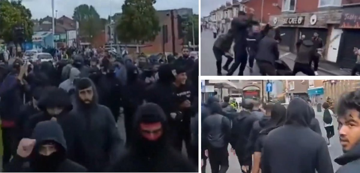 Frage an Tagesschau und Co.: Warum werden diese Bilder nicht gezeigt?⁉️

👉Während die Tagesschau unbeirrt von “nationalistischen und antimuslimischen” Protesten in Großbritannien schwurbelt, tauchen in den sozialen Medien immer mehr Szenen auf, wo Migrantenhorden in englischen