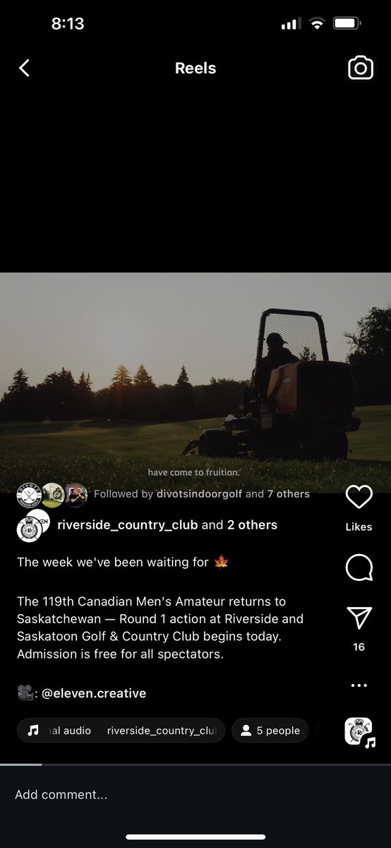 RileyTurf's tweet image. Shout out to all the Turf Pros @ Riverside GCC getting the course ready for the 119th Canadian Men’s Am. 

Don’t forget to take a few moments to slow down and feel proud of all the hard work leading up to the week!