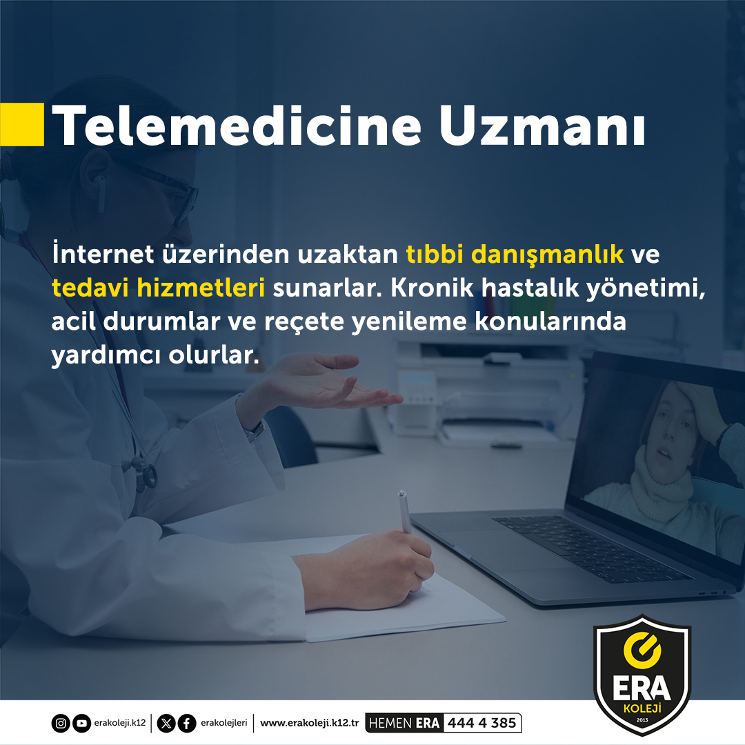 📌Teknoloji, gün geçtikçe hızla gelişmeye devam etmekte. Bundan dolayı da yeni mesleklerle tanışmaktayız. 
Biz de sizler için bu mesleklerden bazılarını derledik.

#geleceğinmeslekleri #eğitim #teknoloji #erakoleji #teknolojierakolejinde