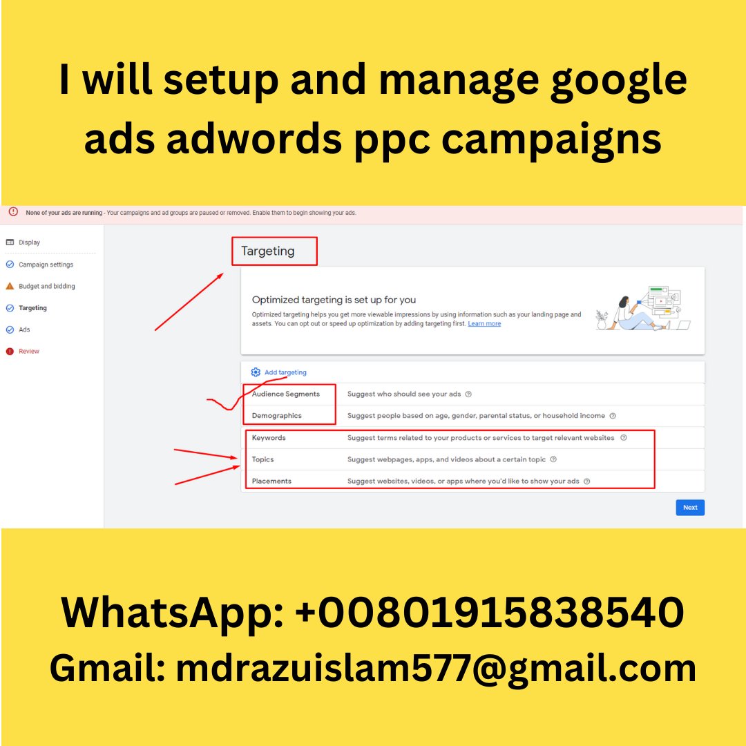 raju_md4061's tweet image. I will optimize your google search, shopping ads, display ads

hire me: fiverr.com/s/0bema4r

#gogole #ads #gooleads #googlesearchads #ppc
#ppccampaigns #googleadwords #conversation #optimize