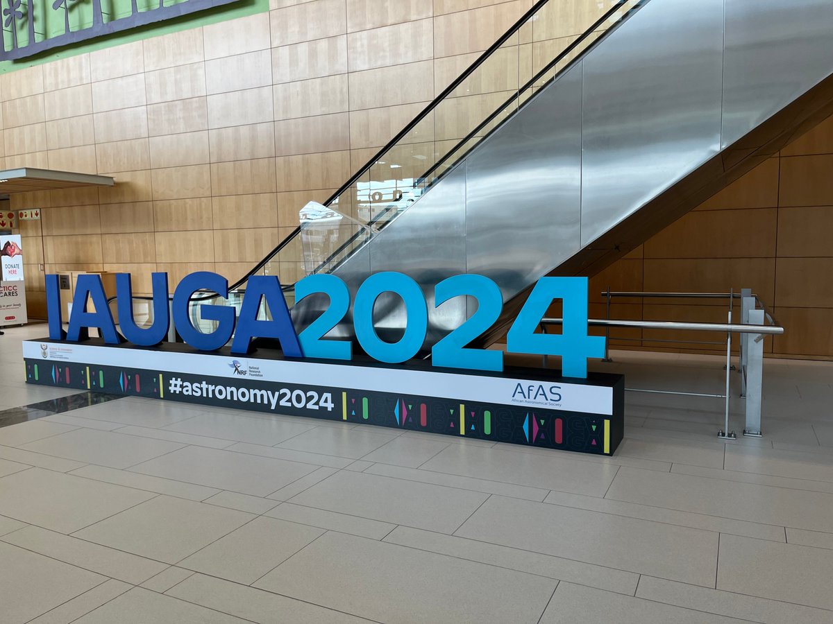 The entrance hall with the IAUGA 2024 logo as a stand.