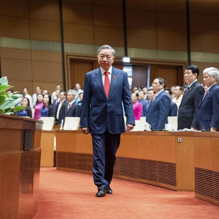 NerbeyGS2023's tweet photo. Desde Cuba, la felicitación al nuevo Secretario General del Partido Comunista de Vietnam.#PCC.#Vietnam. https://t.co/I5tsMrVSzS