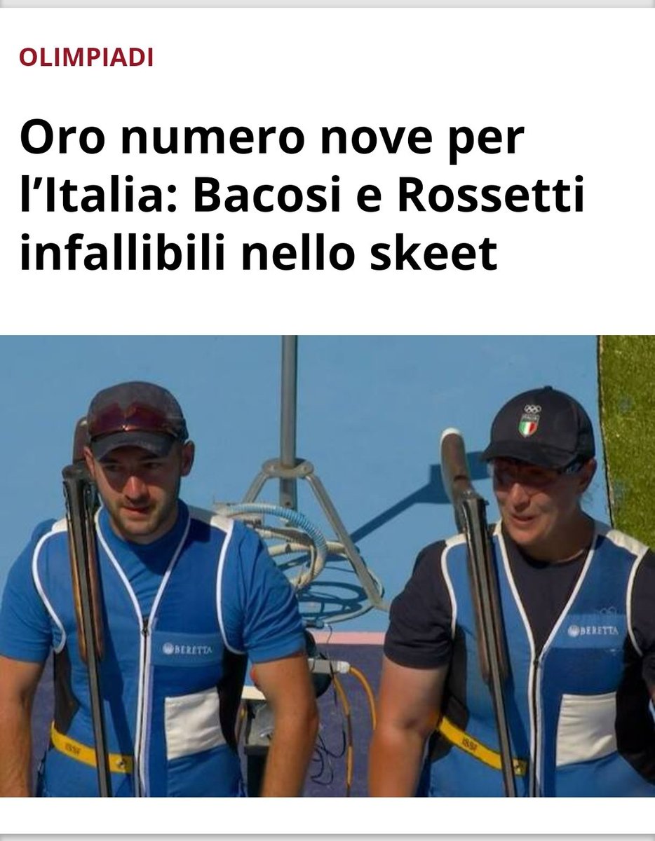LorenzoS473's tweet photo. Altro grande 🥇 per l'#Italia.
Splendida gara di #Bacosi e #Rossetti.
#Numeri1 👏👏👏 https://t.co/T7FrEcXgZv