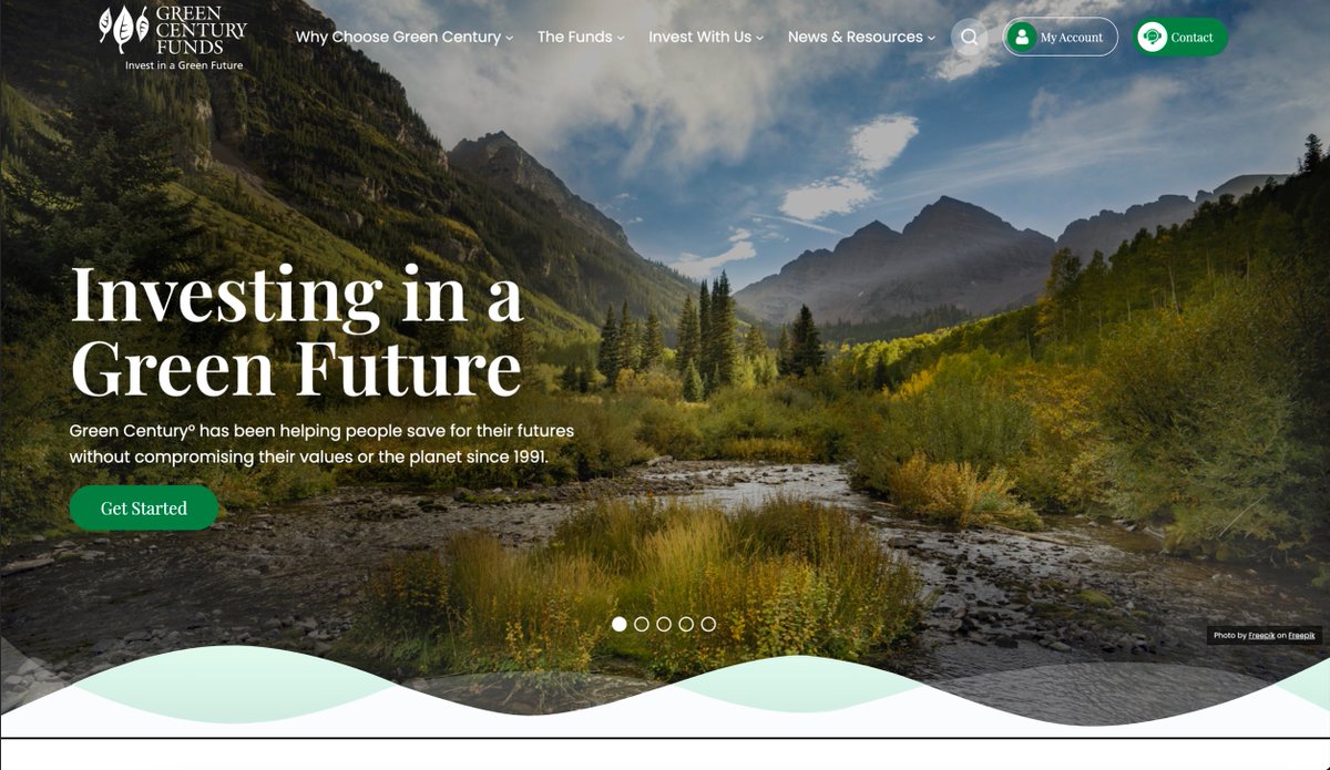 Green__Century's tweet photo. We are excited to announce the launch of Green Century Funds' new website! Align your values with your savings at https://t.co/pK1dTvN2Qi.

Check out our latest webinars, advocacy wins, and resources and more: https://t.co/eRgzOcmNXo https://t.co/valw1ki0ZY