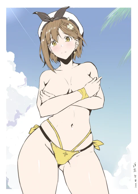 水着#ライザのアトリエ #ライザ 