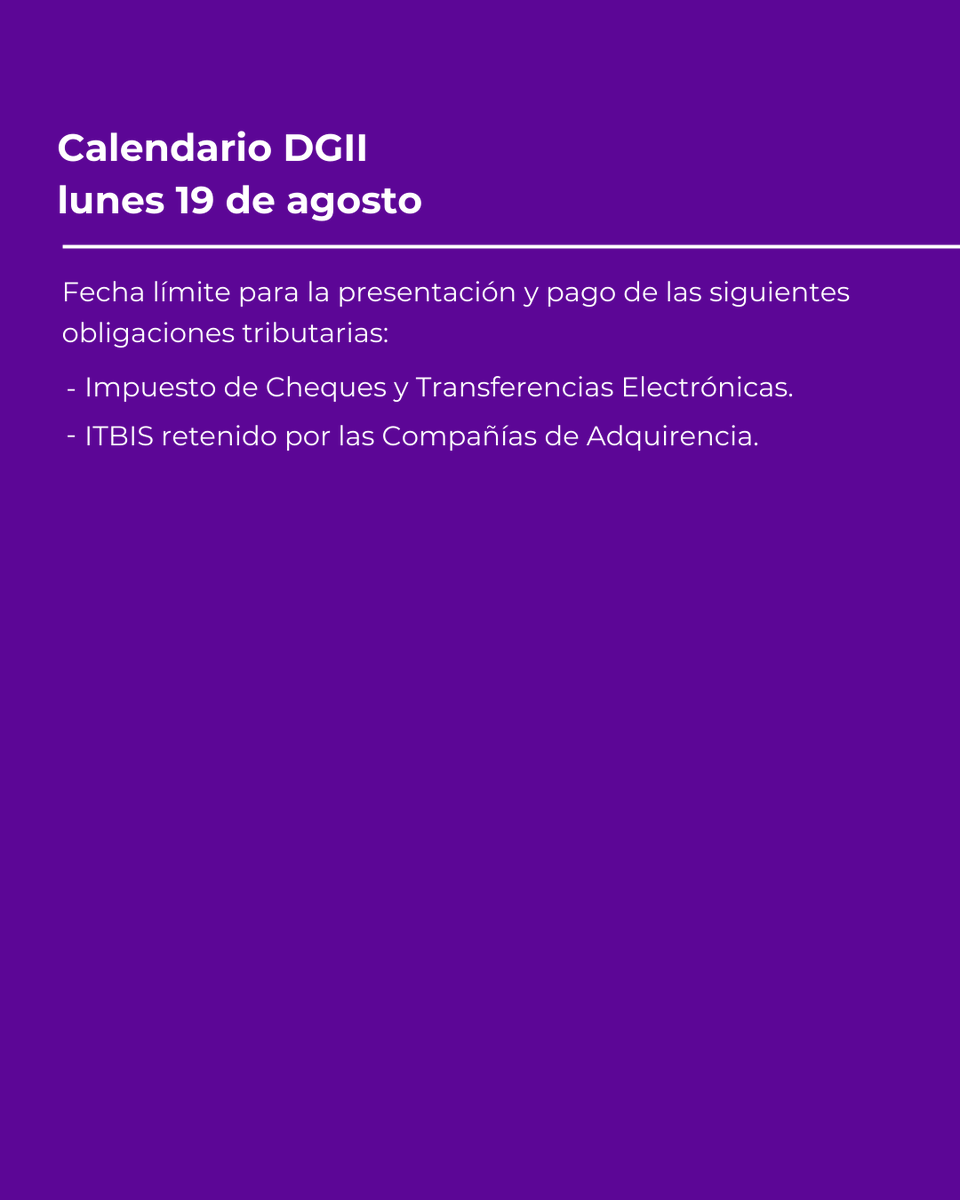 moore_ulard's tweet photo. Presente sus impuestos a tiempo y evite recargos por mora. Para obtener más información sobre estos y otros impuestos, consulte la página web de @dgii.rd

#MooreULA
#ProudlyMoore
#OrgullosamenteMoore
#HelpingYouThrive
#Impuestos https://t.co/7J4gIt2R9q