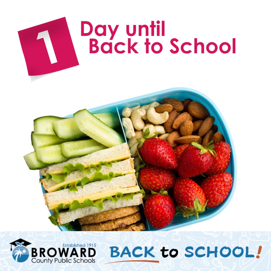browardschools's tweet photo. It's almost here! Tomorrow, Monday, August 12, our
@browardschools community will be together again for the first day of school. For information and resources, visit https://t.co/fLX1RN0xjZ. #BCPSBacktoSchool https://t.co/23LvLHV3mW