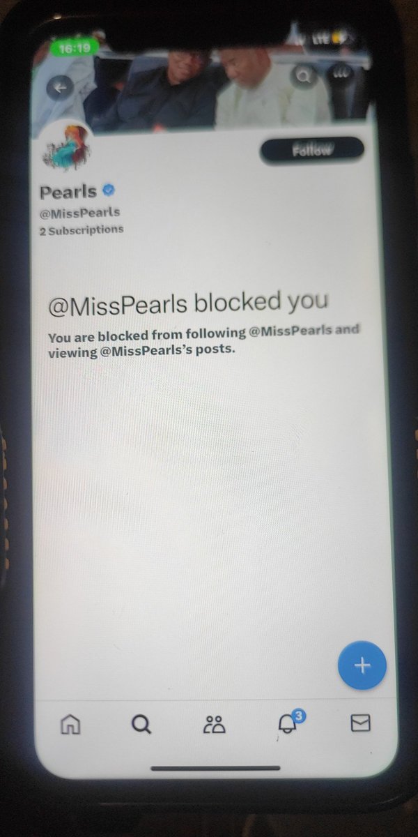 Odije44's tweet photo. @MissPearls Ah ah Why you block my other account? I can't remember offending you, I come say I no dey see pearls tweet again https://t.co/xhnSFM7RR1