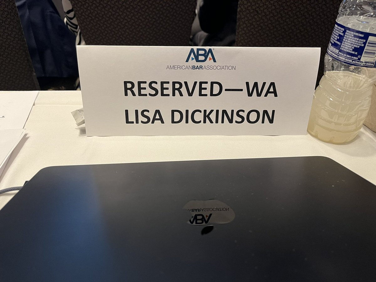 lisathelawyer's tweet photo. Here we go! @ABAhod @WAStateBar https://t.co/w3dhH0ieJ2