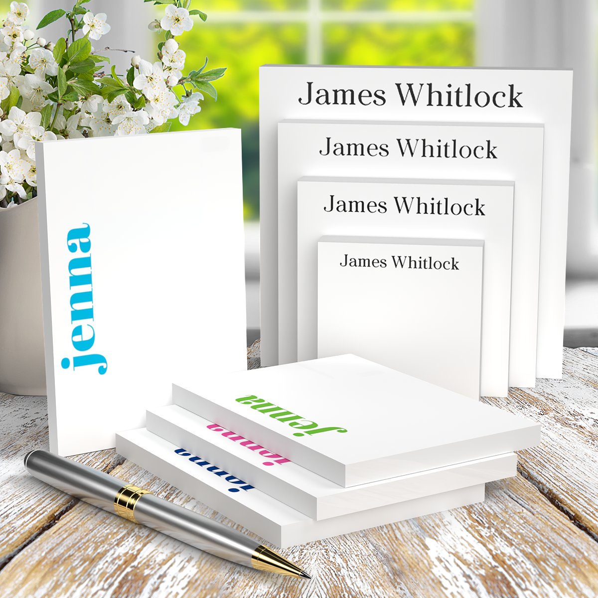 StudioNotes's tweet image. Refresh your desk with a new set of personalized notepads. 🖊 Also makes a great gift for any occasion. Now up to 30% off! #notepads Shop: 🛒 tinyurl.com/2yx48ztt