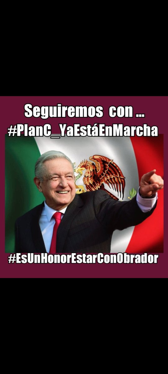 HectorFloresRa4's tweet photo. HOY ES   5   DE  AGOSTO  DE 2024

Si vas a participar aquí, SIGUEME, TE SIGO, pide que te sigan y tú sigue también.

Que nadie que apoye a nuestro PRESIDENTE 🇲🇽 se quede con menos de
5️⃣0️⃣0️⃣0️⃣ SEGUIDORES.     TODOS ADELANTE CON ANDRÉS MANUEL LOPEZ OBRADOR Y APOYANDO A CLAUDIA https://t.co/DpFaxyx3zH