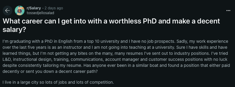 Should You Get a PhD? tweet media