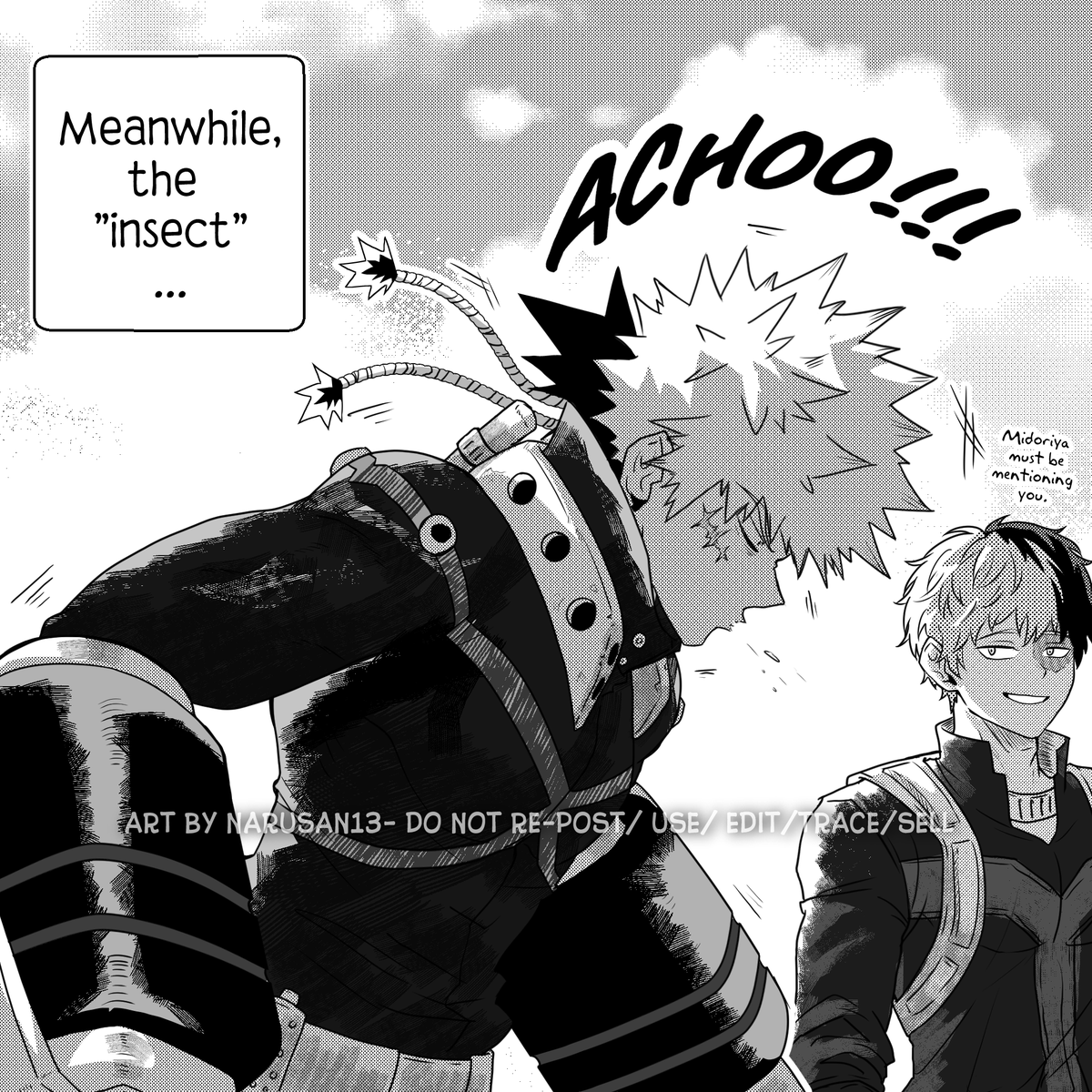 After resuming his role as a Pro Hero with Katsuki, 
Izuku still diligently teaches at UA like Eraser Head. 👨‍🏫
Bakugo doesn’t want Izuku to be overworked, so he always finds ways to help him avoid getting overwhelmed.😊
-- 
#bkdk #ktdk #katsuizu #bakudeku