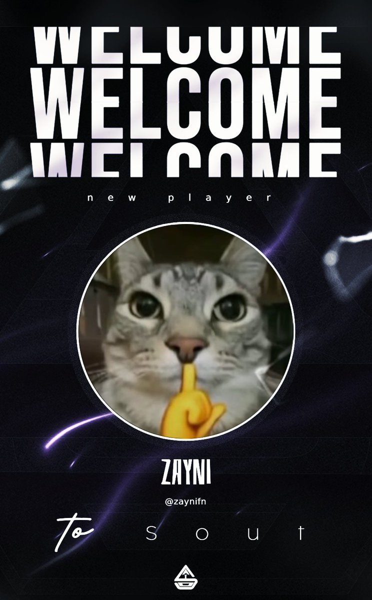 TODAY IS A CRAZY DAY!💜

We would like to introduce you to our new player, but not the last one for today. A young talented player from Denmark!

🇩🇰 | Sout <a href="/Zaynifn/">Zayni</a> 

Whoever guesses the second player gets a follow🙄