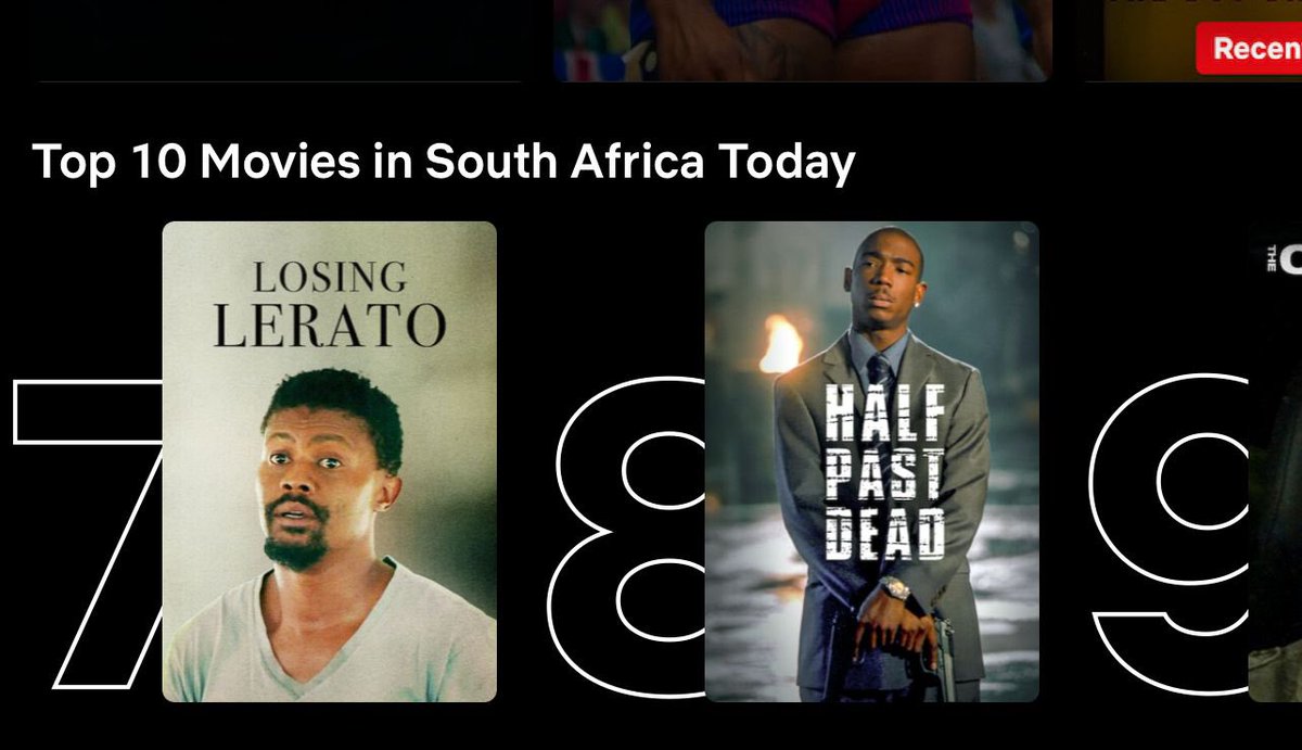 Caption 

Oh what a way to start the week!

Both #LosingLerato and #LosingLerato2 made it to the 10 on <a href="/Netflix/">Netflix</a>! <a href="/NetflixSA/">NetflixSA</a> 

If you haven’t watched it, be sure to check it out Today!

#LosingLerato2 #Netflix #Netflixsa