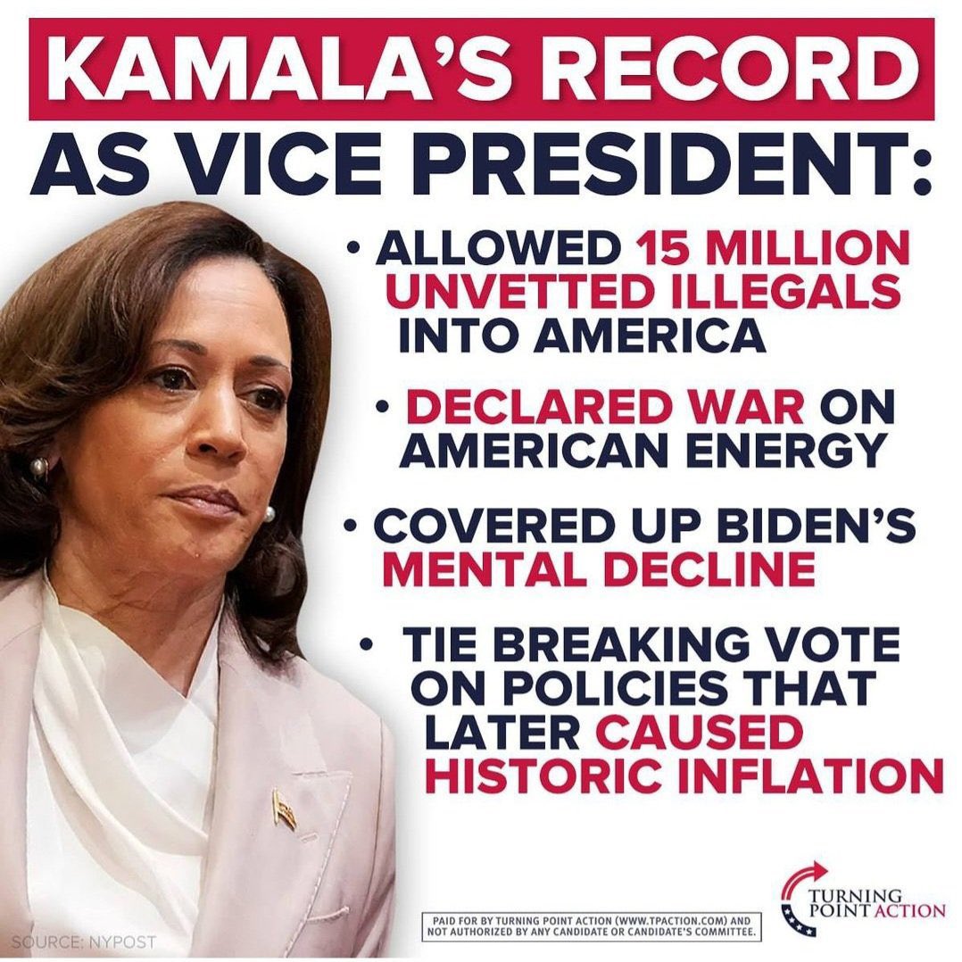 NewGenGaviria's tweet photo. Who wants 4 more years of this trash! #KamalaCrash is her next failure! I’m voting #Trump! https://t.co/hsGNRnXjsA