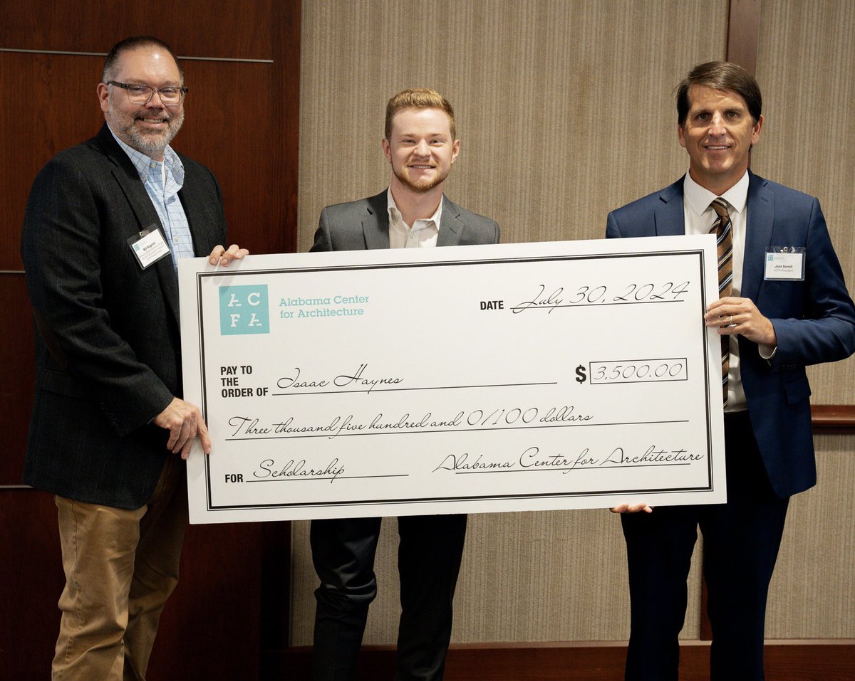 ALConcreteAssoc's tweet image. We are proud to support the Alabama Center for Architecture and their mission to assist young architects in their education. John Sorrell with the ACIA currently serves as the president of the ACFA.