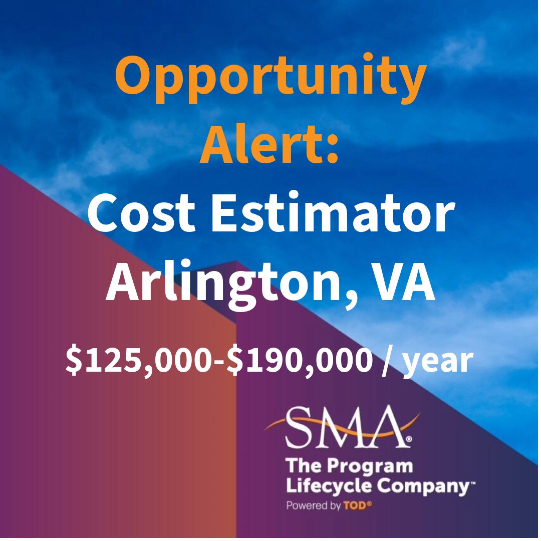 SMAWins's tweet image. We&apos;re looking for a skilled Cost Estimator to assist our team.
smawins.com/careers/o-0156…
For more opportunities like this, sign up for a free TOD account: tod.smawins.com 
#JobOpening #CostEstimator #TheProgramLifecycleCompany #ArlingtonVA