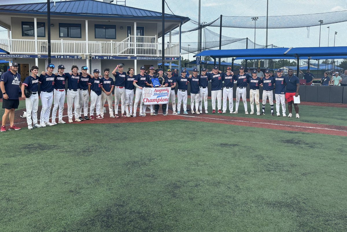 Futures Program (@futuresprogram) on Twitter photo #Futures 2025 Navy and 2026 Red met in the Championship of <a href="/DiamondNationNJ/">Diamond Nation</a> August Showdown. 2025 Navy coming out on top only allowing 5 runs all weekend while scoring 34 runs.
<a href="/AllStarBaseball/">All-Star Sports Academy</a>
<a href="/MattWalczak/">Matt Walczak</a> #Futures 2025 Navy and 2026 Red met in the Championship of <a href="/DiamondNationNJ/">Diamond Nation</a> August Showdown. 2025 Navy coming out on top only allowing 5 runs all weekend while scoring 34 runs.
<a href="/AllStarBaseball/">All-Star Sports Academy</a>
<a href="/MattWalczak/">Matt Walczak</a>