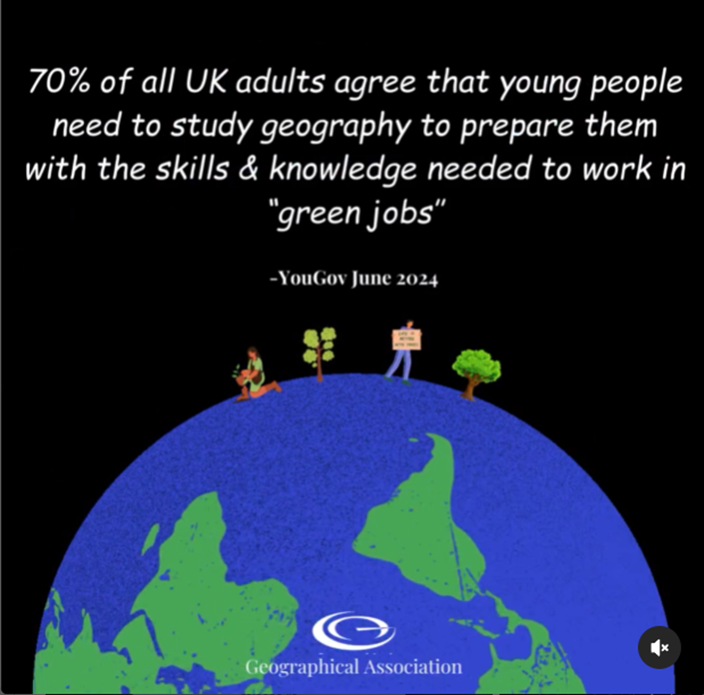 SteveBraceGeog's tweet image. Recently @The_GA asked @YouGov to research the public's view on studying geography and the skills and knowledge needed to work in 'green jobs'.  

This is what the public thought:
🌍💚#ChooseGeography #UseGeography