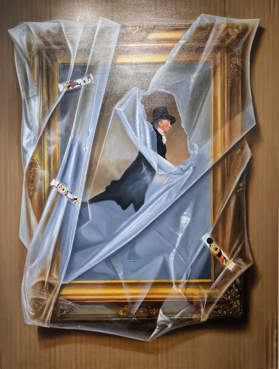 Blending a perfect balance of traditional mediums with a surreal twist, Phil Mcloughlin pays homage to art history with his iconic original artwork.  

What do you think about the blend of genres?