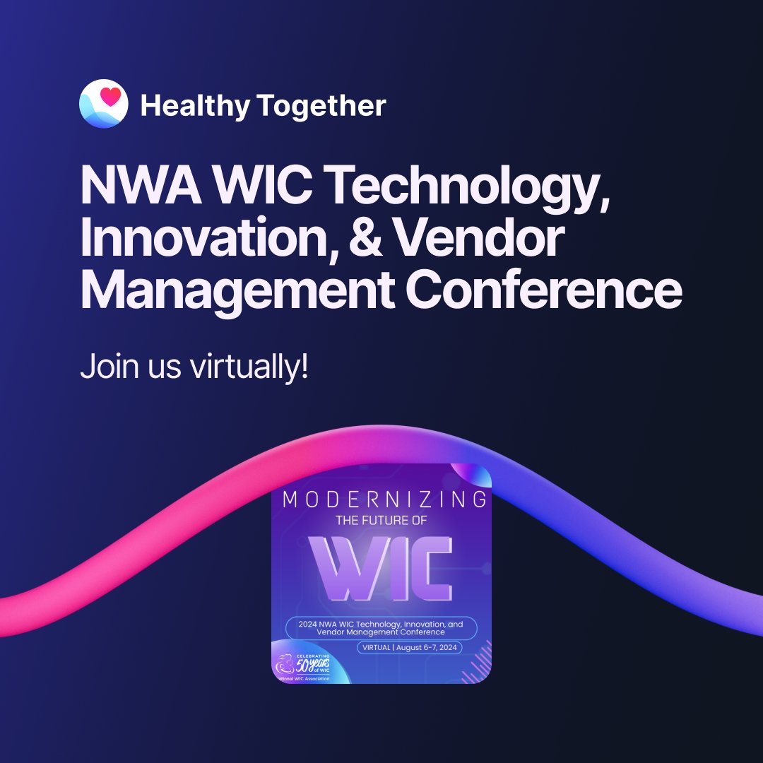 ✨Want to learn more about our Luna MIS for WIC? Join us virtually for the <a href="/NatWICAssoc/">National WIC Association</a> Technology, Innovation, &amp; Vendor Management Conference tomorrow! 

🗓️Meet with our team: bit.ly/HealthyTogethe…