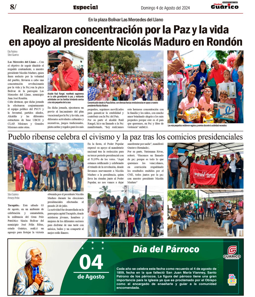 #5Ago 🗞️Descarga Ciudad Guárico para que estés al día con las noticias más destacadas de la región guariqueña y el municipio Rondón.

Recuerda visitar la página web🖥 del Gobierno de Guárico 

bit.ly/429Oqqy

#Guárico
#GuáricoProduce
#PatriaSoberanaYPlena
