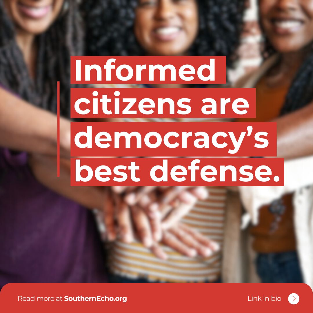 Every day is an opportunity to empower change. At Southern Echo, we’re dedicated to advancing voting rights, and education 365. From advocating for fair electoral practices to promoting accessible education for all, we’re committed to creating a more just and equitable society.