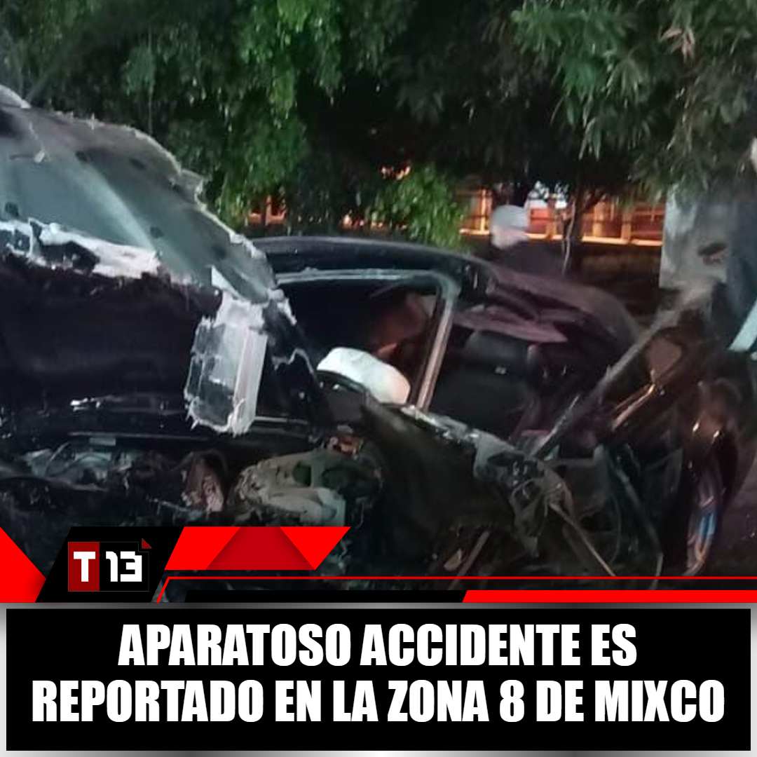 Aparatoso accidente es reportado en la zona 8 de Mixco ➡ chapintv.com/noticia/aparat…