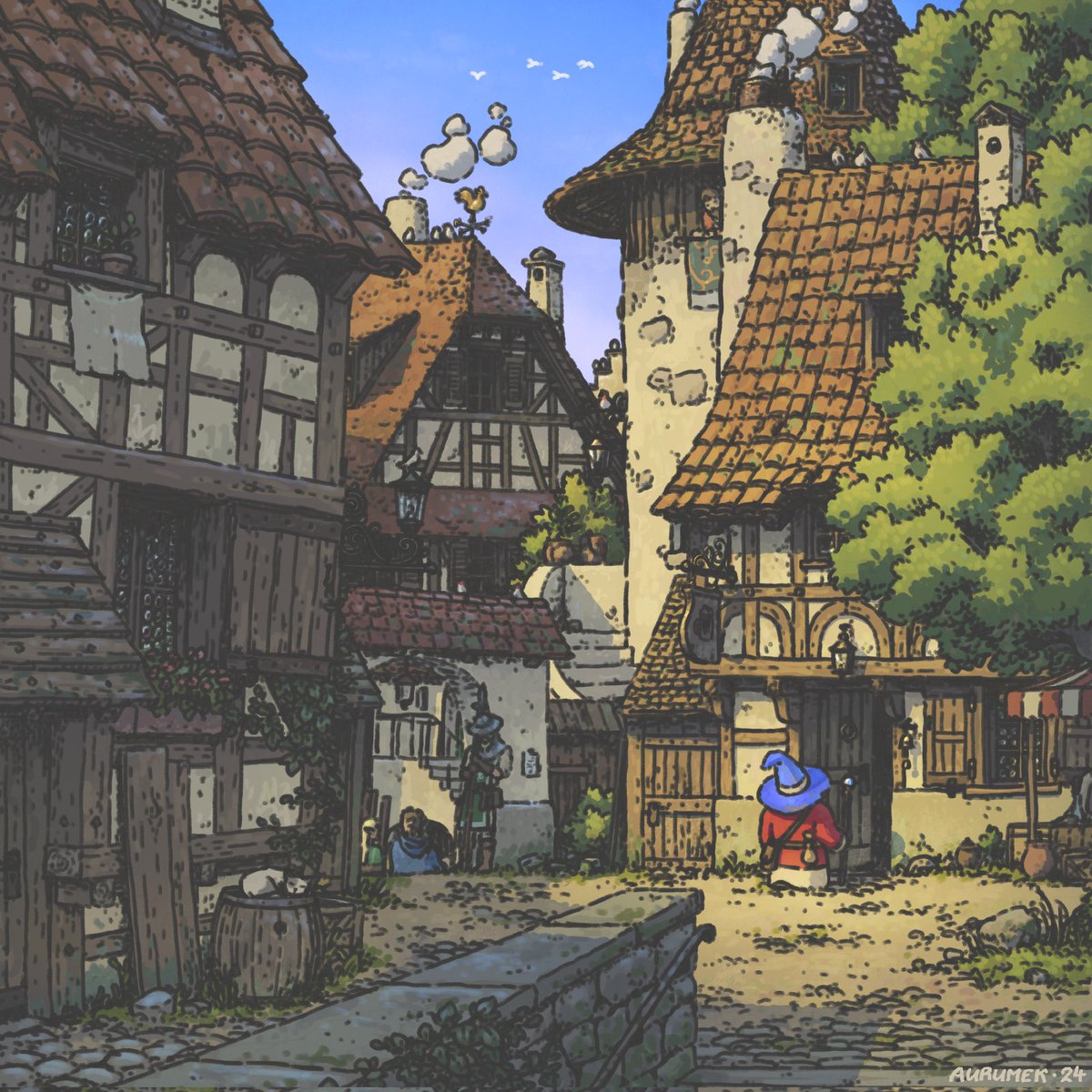 Aurumek_'s tweet photo. In case you needed some art in your timeline for the start of your week 🌿 https://t.co/oNVCZf8T1F