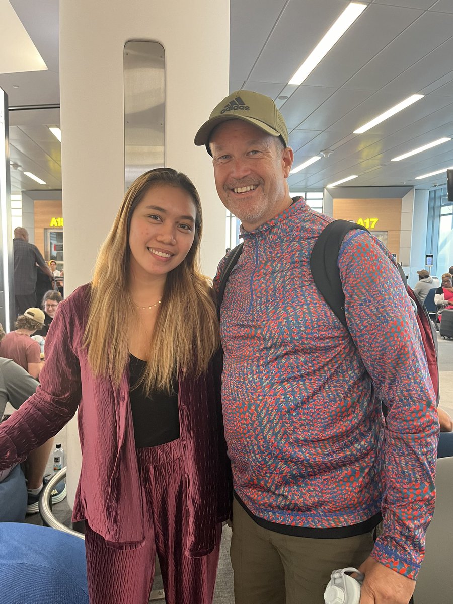 Chris Smith (@chrisssmith10) on Twitter photo My flight was delayed by a day in New York and I had to sleep in the airport over night. Amongst the delayed passengers were 2 of my new teachers <a href="/PassageMS/">Passage Middle</a>. Orientation and PD in the airport. 2 more recruits 😎#NNPSProud My flight was delayed by a day in New York and I had to sleep in the airport over night. Amongst the delayed passengers were 2 of my new teachers <a href="/PassageMS/">Passage Middle</a>. Orientation and PD in the airport. 2 more recruits 😎#NNPSProud