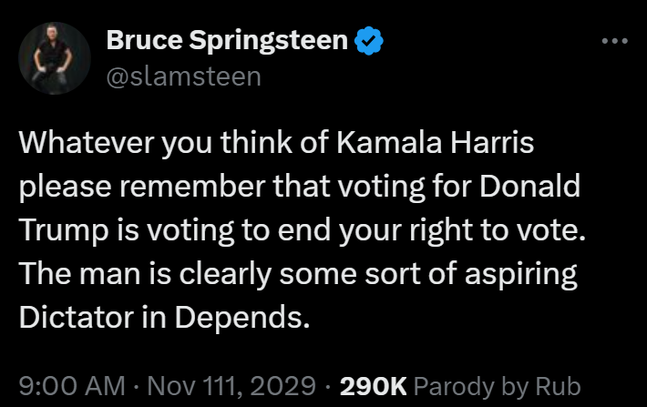 Bruce Springsteen SLAMS Trump 👏