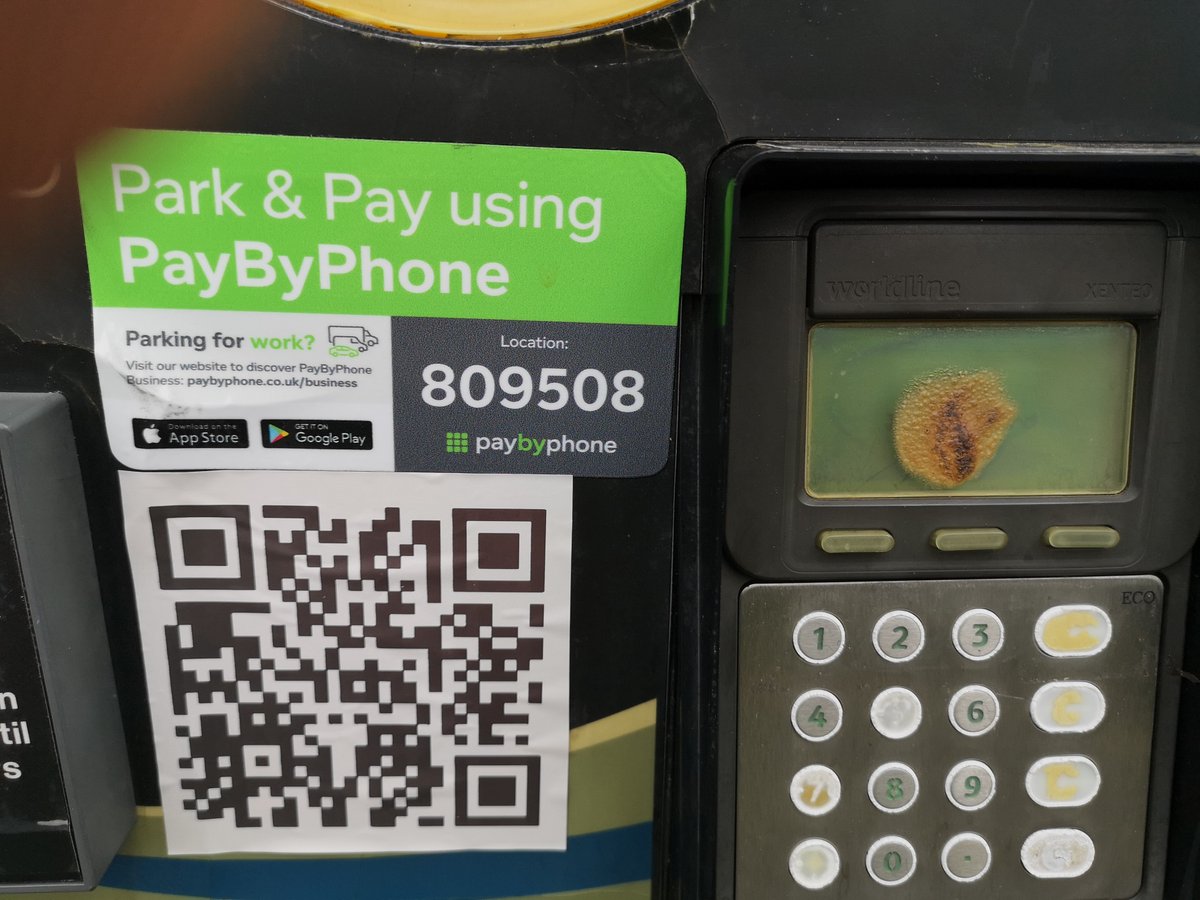 WestNorthants's tweet image. Please share! Parking scam alert ⚠️

Scammers are placing QR codes on our machines that take you to a fake site that asks for your payment information etc and then take money from you allegedly for parking in the car park.